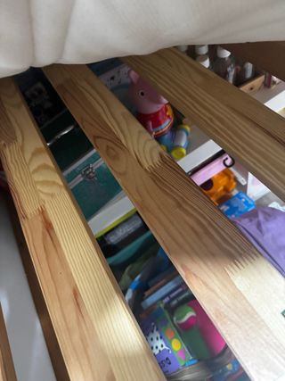 Cama alta KURA IKEA 90x200 cm