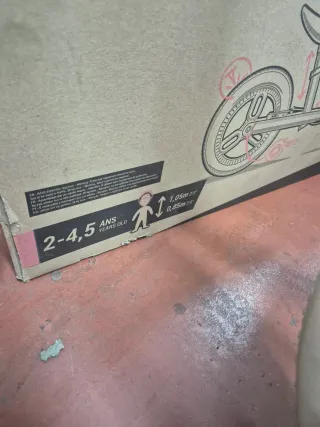 Bicicleta infantil rosa Decathlon