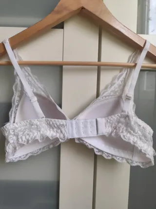 Sujetador encaje blanco Tezenis