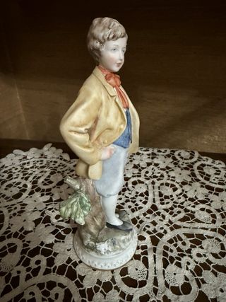 Set Statuine Capodimonte ragazzo e ragazza