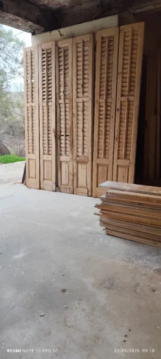 Mallorquinas antiguas madera maciza - Lote