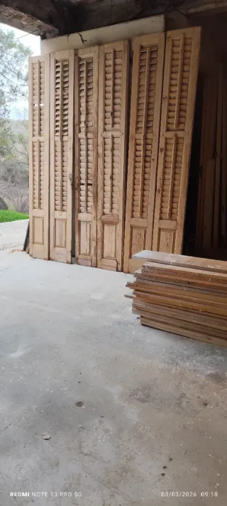 Mallorquinas antiguas madera maciza - Lote