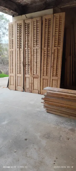 Mallorquinas antiguas madera maciza - Lote