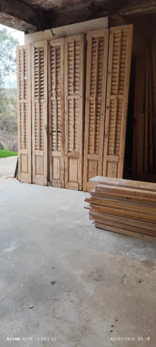 Mallorquinas antiguas madera maciza - Lote