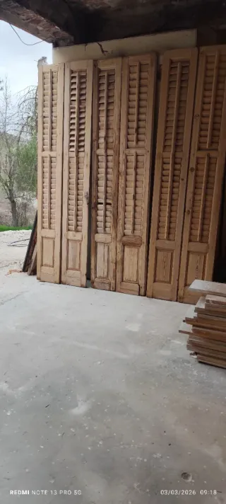 Mallorquinas antiguas madera maciza - Lote