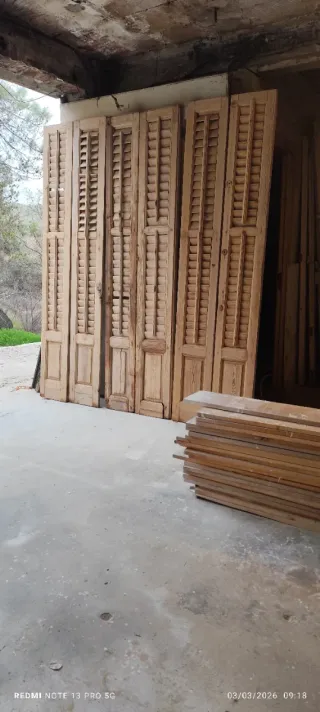 Mallorquinas antiguas madera maciza - Lote