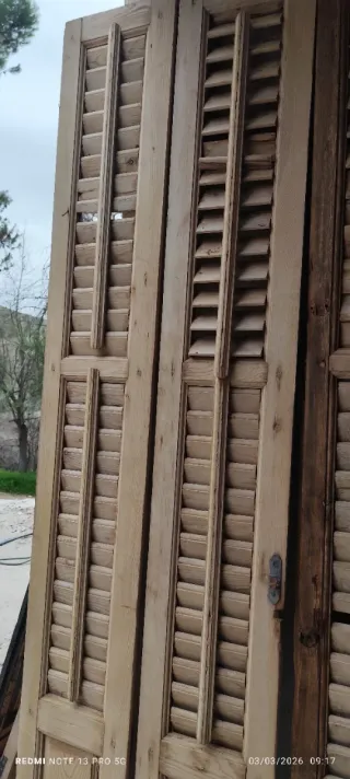 Mallorquinas antiguas madera maciza - Lote