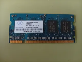 Memoria RAM Nanya 512MB PC2-4200S