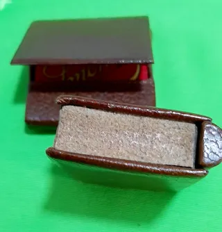 2 Estuches Piel Vintage Marrón