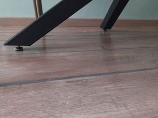 Mesa de comedor madera y metal