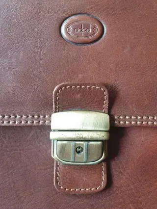 Maletín Adpel Italia Piel Marrón