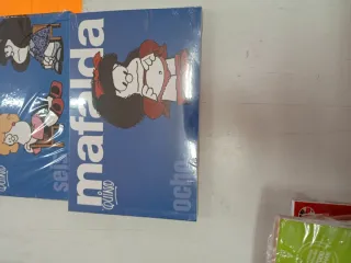 Mafalda Seis, siete y ocho. Cada uno vale 10.