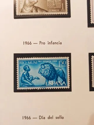 Colección 590 sellos Colonias Españolas antiguos.