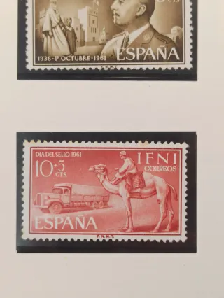 Colección 590 sellos Colonias Españolas antiguos.