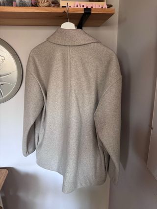 Abrigo cruzado Zara Beige Talla M