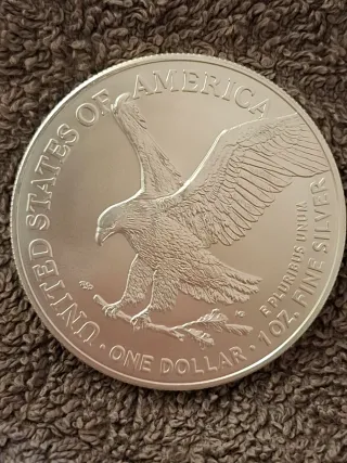 Lote tubo moneda Plata onza