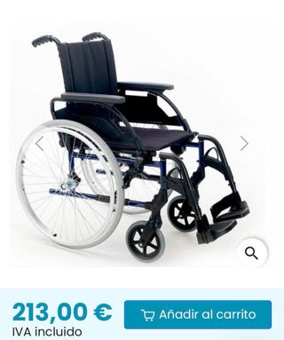 Silla ruedas NUEVA SIN ESTRENAR Comprada farmacia