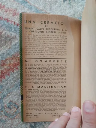La panera de Egipto. La Edad de Oro.