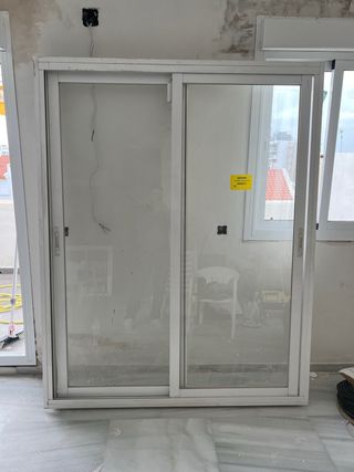 Ventanal aluminio terraza corredera