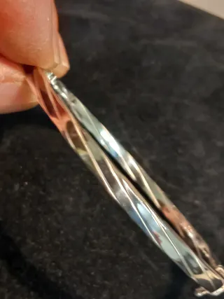 Pulsera esclava plata trenzada