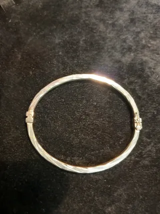 Pulsera esclava plata trenzada