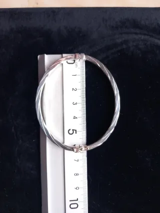 Pulsera esclava plata trenzada