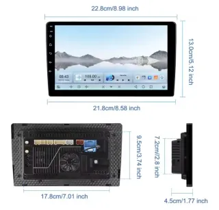 ANDROID 15 Radio 2din Sin uso plasticos sin quitar