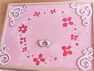 Cesta columpioBebé y tarta pañales  Personalizadas