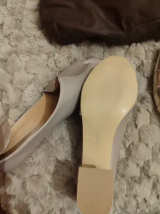 Sandalias Beige Peep Toe