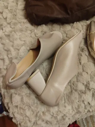 Sandalias Beige Peep Toe