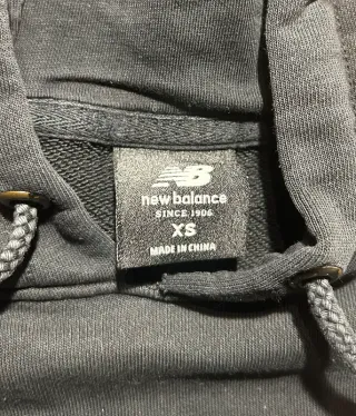 Sudadera New Balance Negra Talla XS