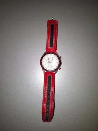 Reloj Viceroy Cronógrafo Rojo y Plateado