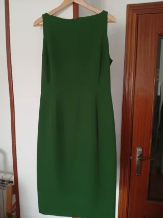 Vestido midi verde