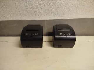 Impresora de facturas negra