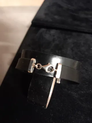 Pulsera Piel y Plata