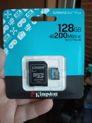 Kingston Micro SD 128GB 200MB/s 4K Ultra HD