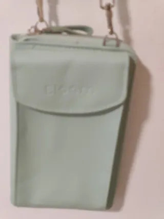Bolso monedero verde