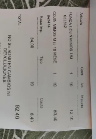 Cojín Mimos Talla M + Funda