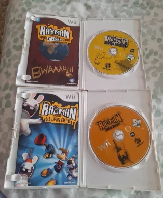 Lote 2 Juegos Rayman Wii Ubisoft