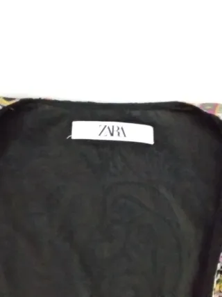 Vestido Zara estampado