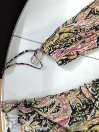 Vestido Zara estampado