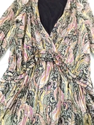 Vestido Zara estampado