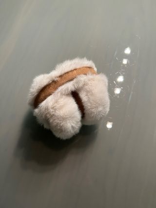 Orejeras de pelo UGG beige/camel