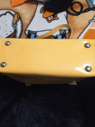 Mochila Retro Amarilla Estilo 70s/80s