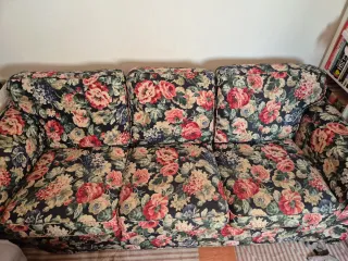 Funda IKEA Ektorp 3 plazas flores Lingbo