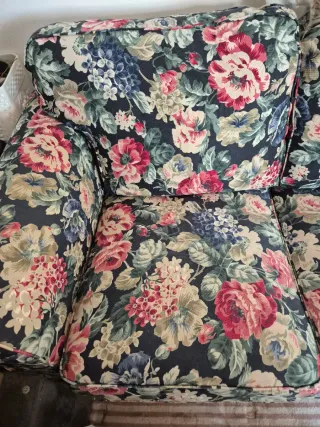 Funda IKEA Ektorp 3 plazas flores Lingbo