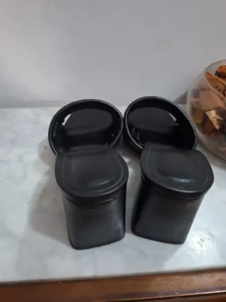 Sandalias de tacón cuadradas negras