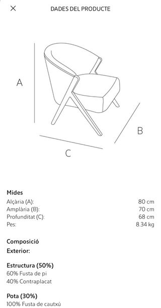 Butaca Zara Home Bouclé Beige