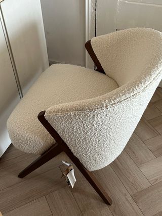 Butaca Zara Home Bouclé Beige