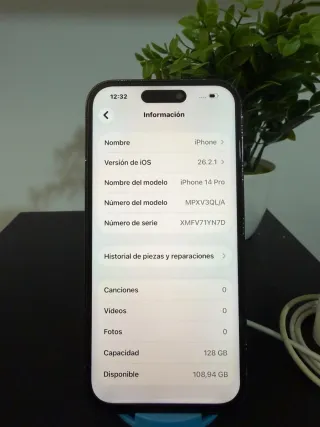 iPhone 14 Pro Negro/Plateado